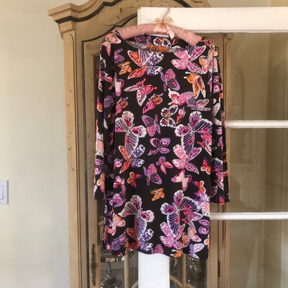 Tory Burch butterfly tunic size large